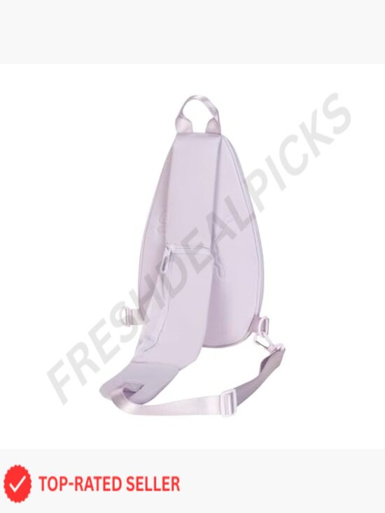 Sporty Hands-Free Sling Bag with Dual Compartments & Reversible Strap main image 4